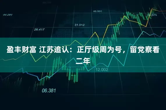 盈丰财富 江苏追认：正厅级周为号，留党察看二年